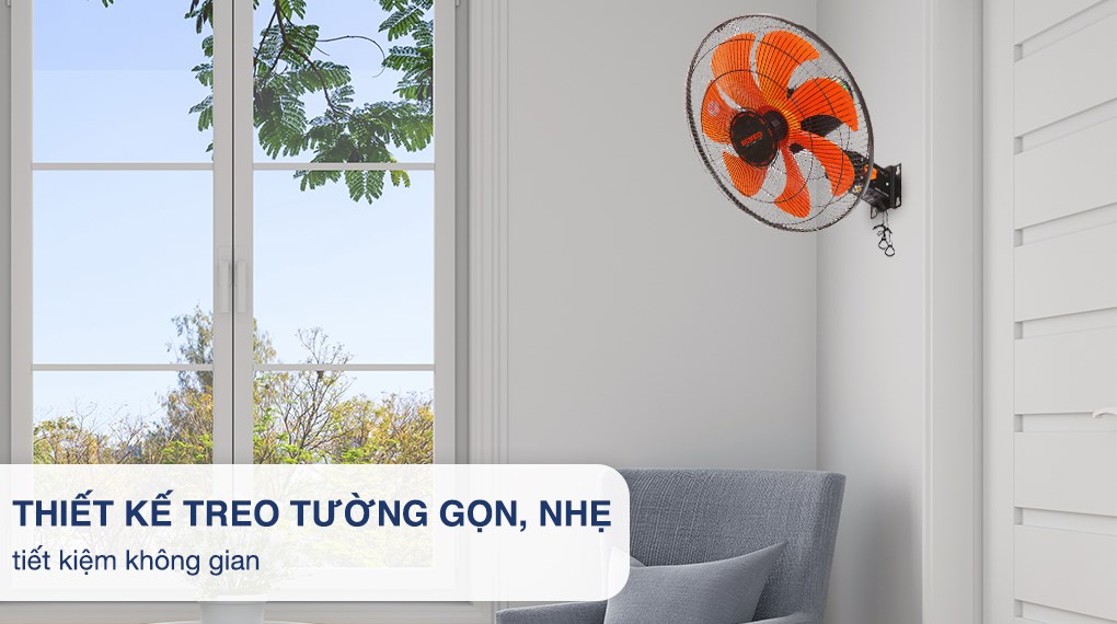 Quạt treo tường Senko 7 cánh TC1622 65W
