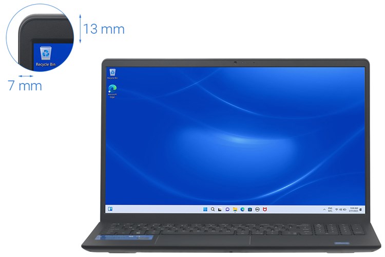 Laptop Dell Inspiron 3520 i5 1235U/ 16GB/ 512GB/ 120Hz/ OfficeHS/ Win11/ Bạc