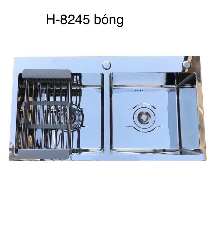 Chậu INOX 8245-304 Đều Bóng