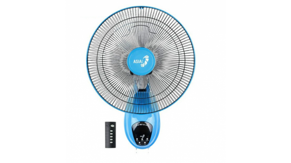 Quạt Treo Tường Asia VY377192 Mới (Remote) - Màu Thiên Thanh
