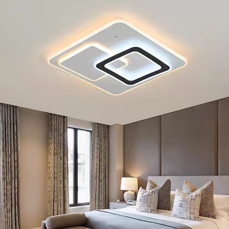 Đèn áp trần LED vuông 3 chế độ sáng ML 9878 L500xW500xH80