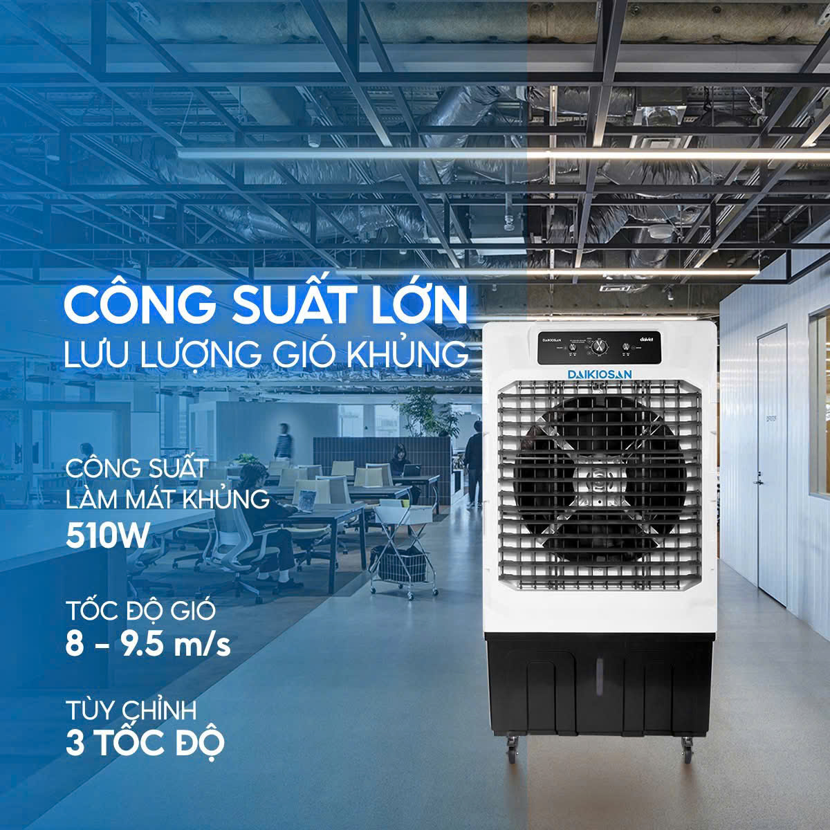 Quạt điều hoà Daikiosan DM204 510W