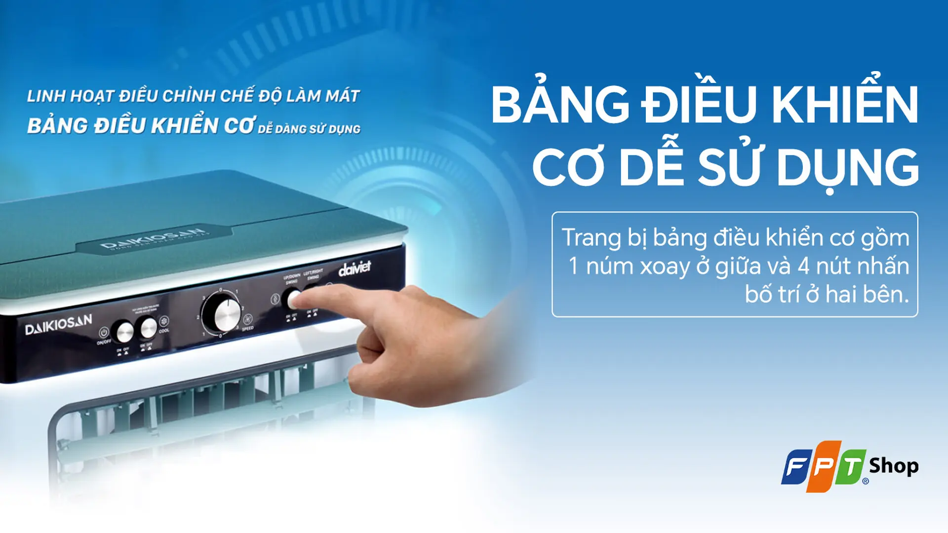 Quạt điều hoà Daikiosan DM116 200W