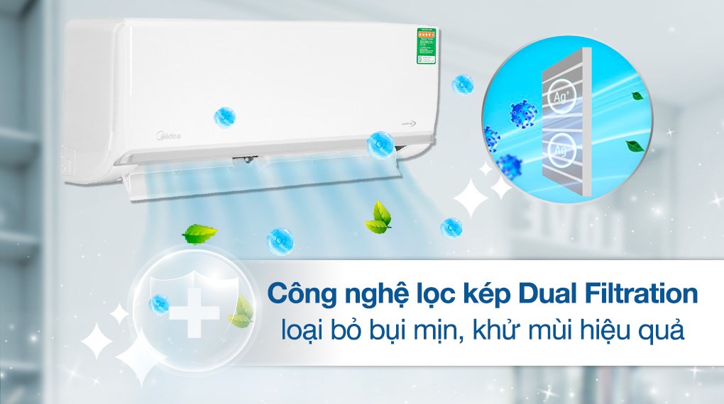 Máy lạnh Midea Inverter 1.5 HP MSAGA-13CRDN8
