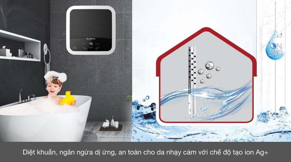 Máy nước nóng gián tiếp Ariston 15 lít AN2 15 LUX-D AG+