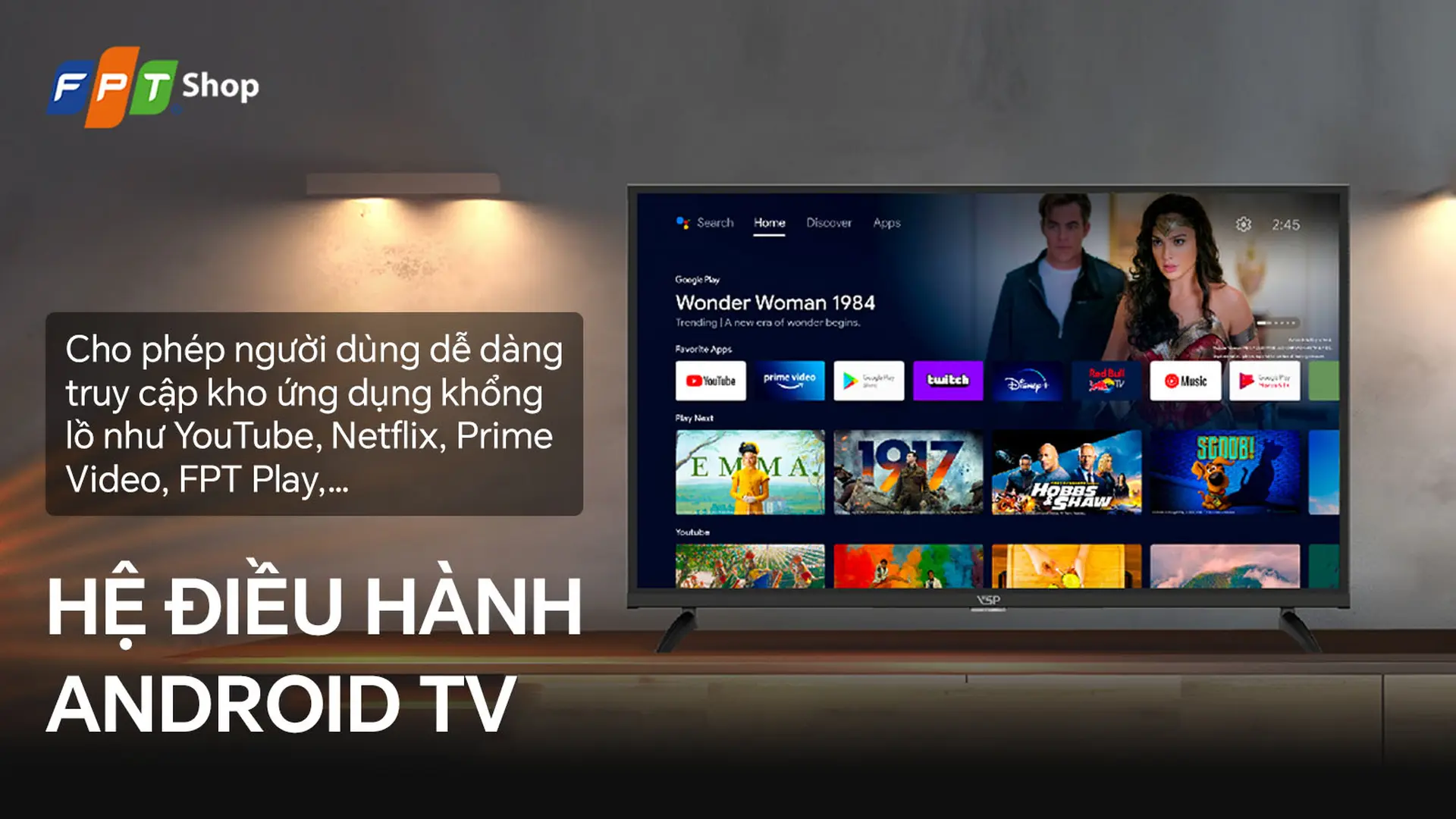 VSP Android TV 32 inch HD VUA32AUH01