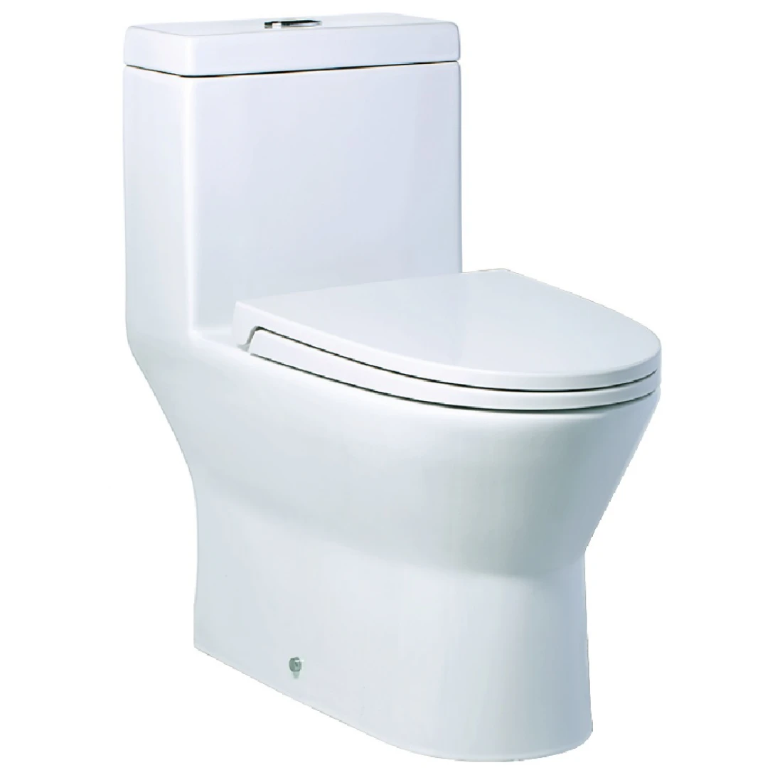 Bàn cầu liền khối nắp rơi êm C1374 CAESAR