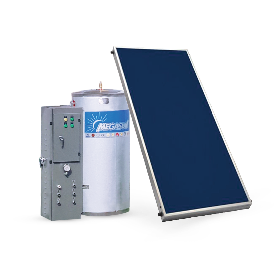 Máy nước nóng tấm phẳng Megasun 150 lít chịu áp MGS-150-CTFC