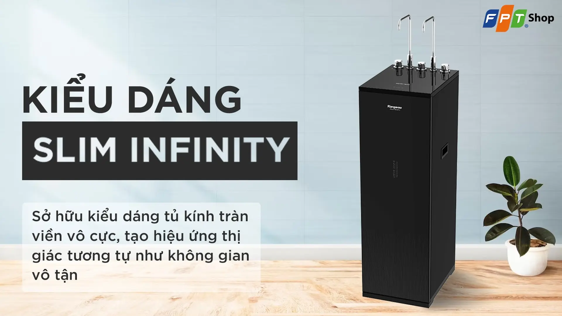 Máy lọc nước nóng lạnh RO Kangaroo 10 lõi KG10A15