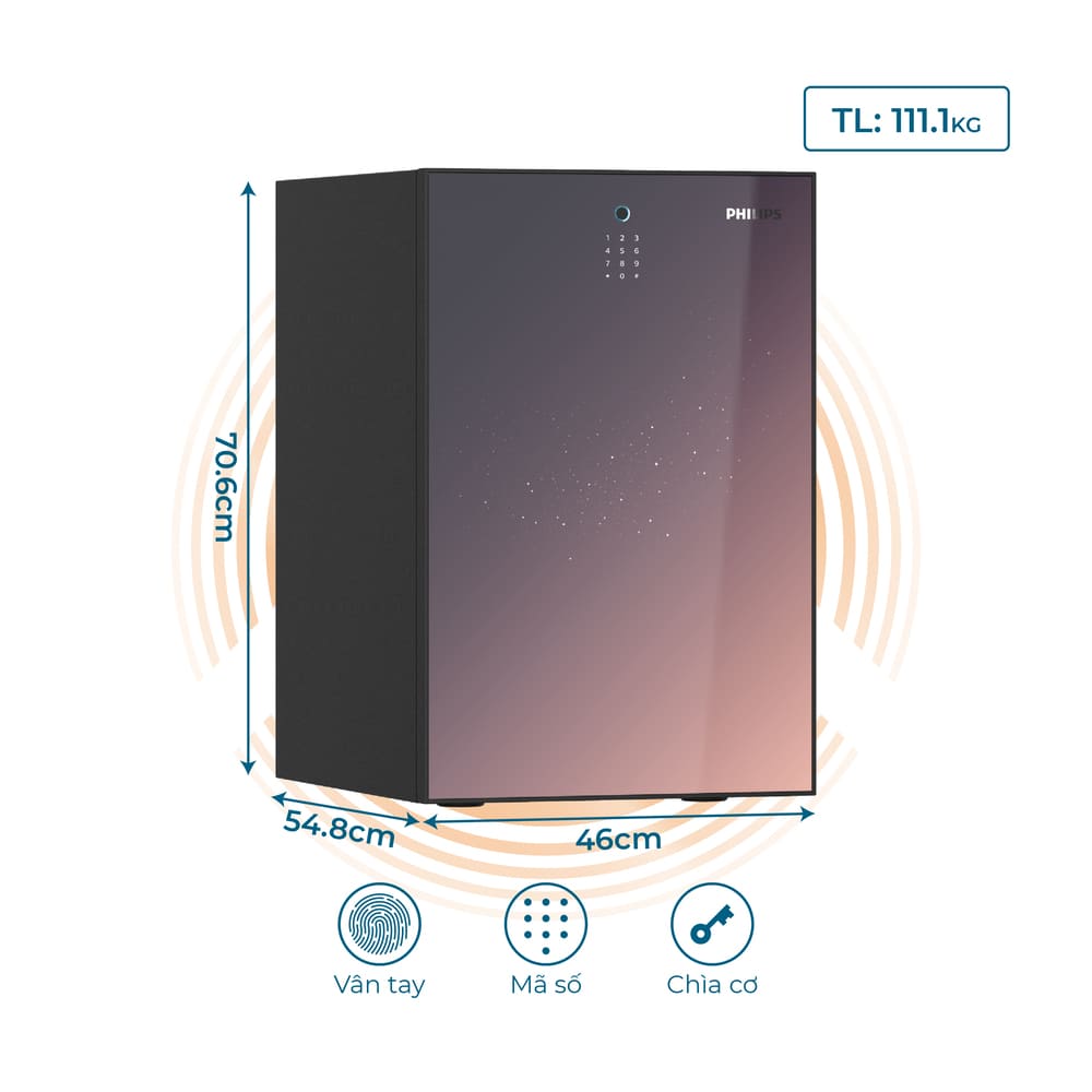 Két sắt chống cháy Philips SBX501-7C0 | 111.1 kg