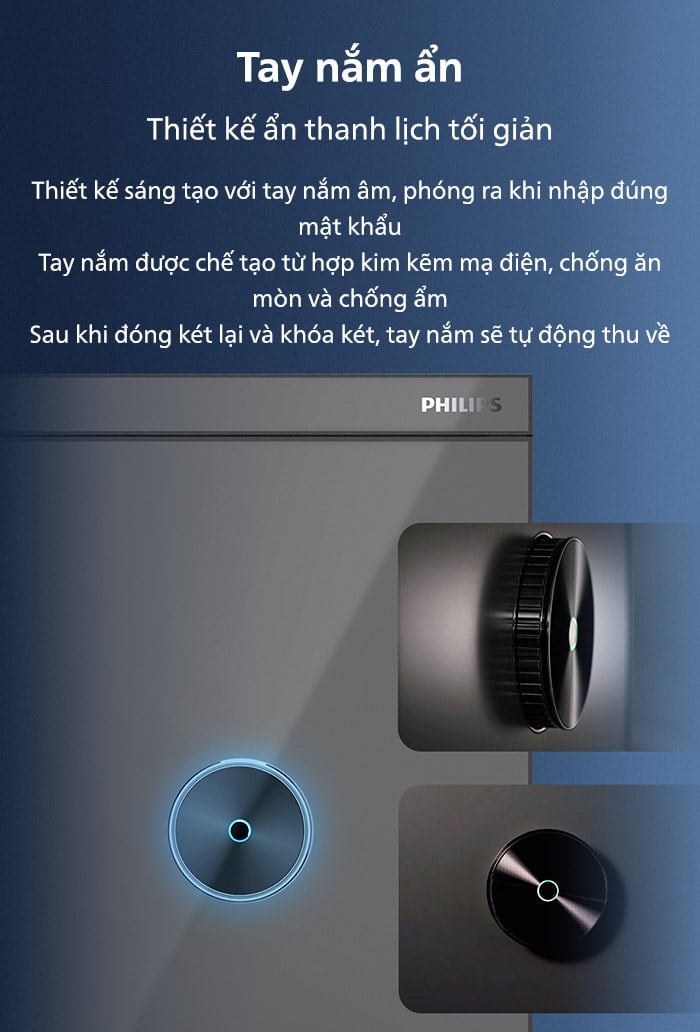 Két sắt Philips SBX602-8CU kết nối wifi - 131kg