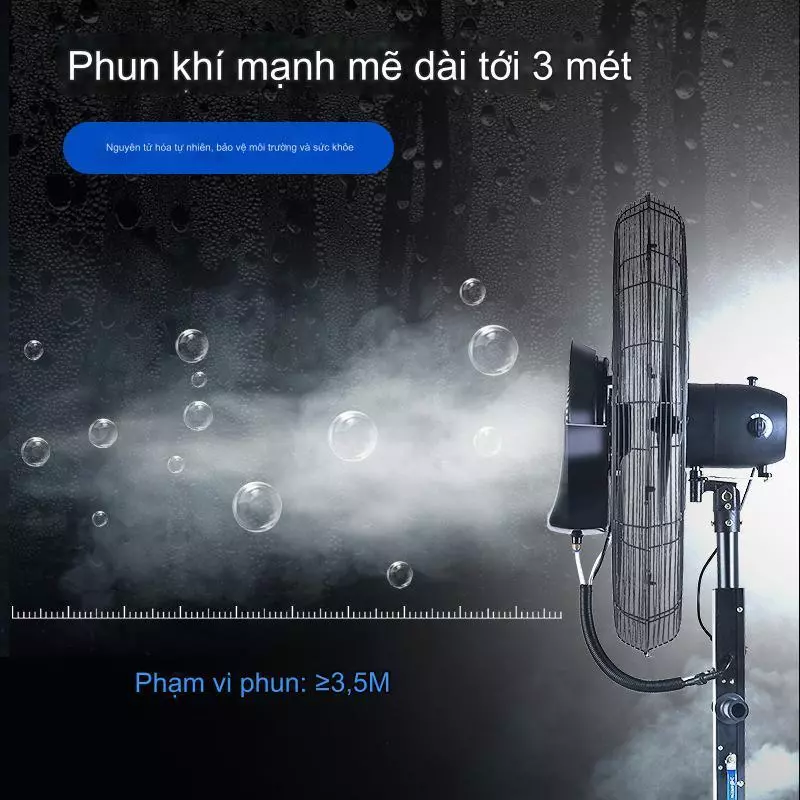Quạt Hơi Nước Phun Sương Công Suất Lớn - Dung tích 42L