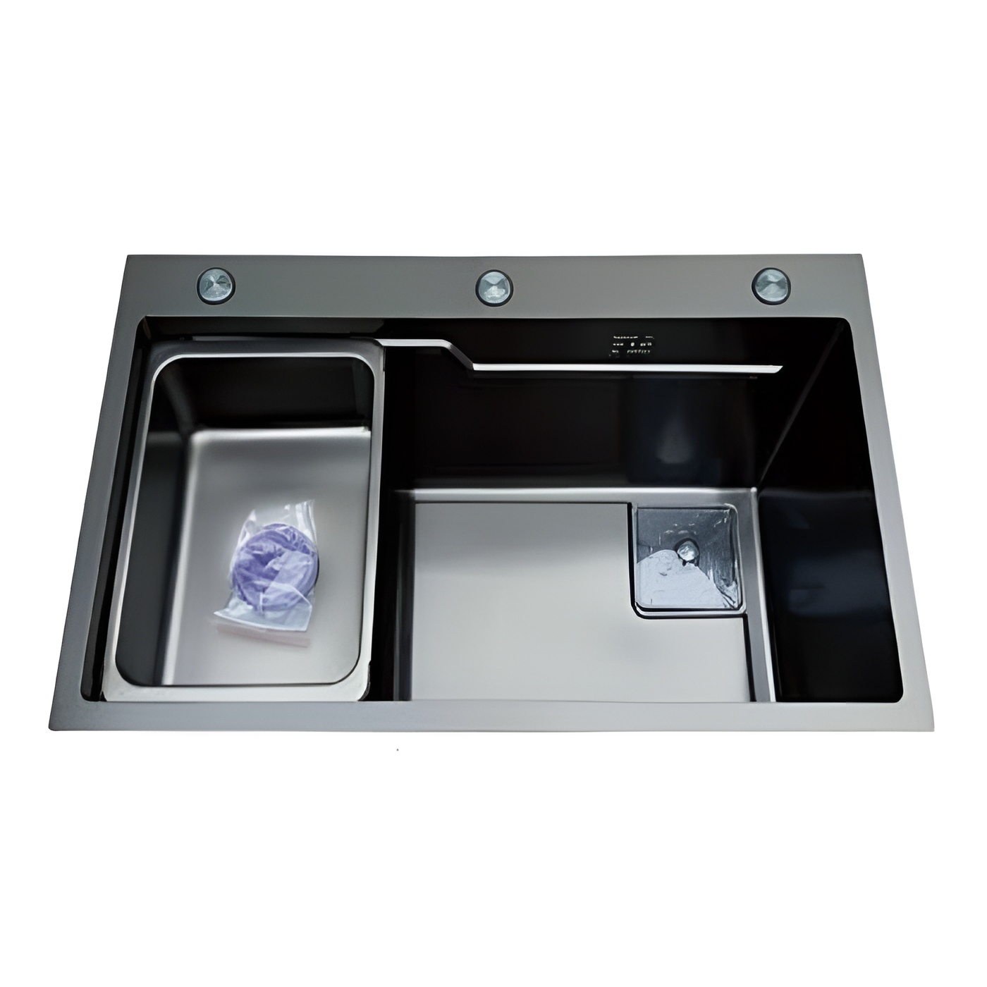 Chậu INOX 7846 NANO đen