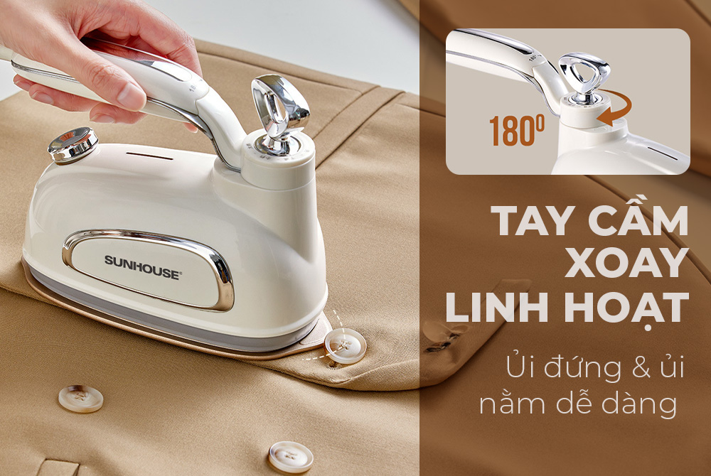 Bàn là hơi nước cầm tay Sunhouse SHD2175