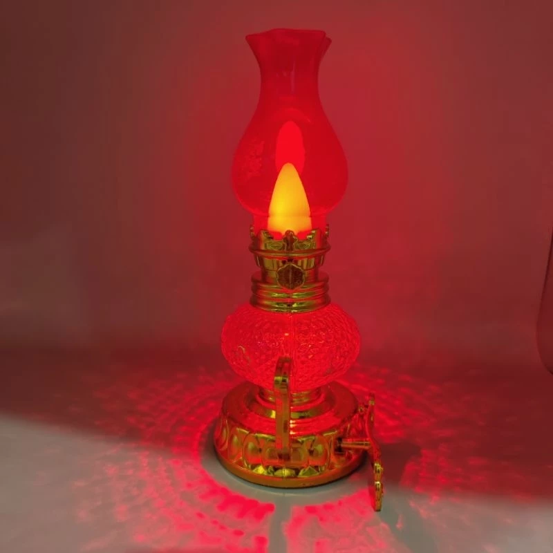 Đèn Dầu Bằng Nhựa Thờ Cúng Dùng Pin và Điện