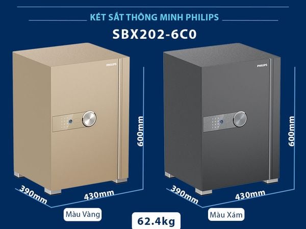 Két sắt Philips SBX202 6C0 - 60Kg