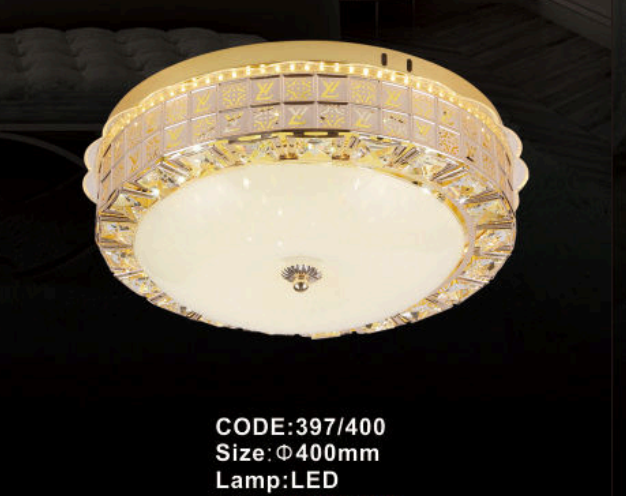 ĐÈN MÂM ỐP TRẦN LED 397/400