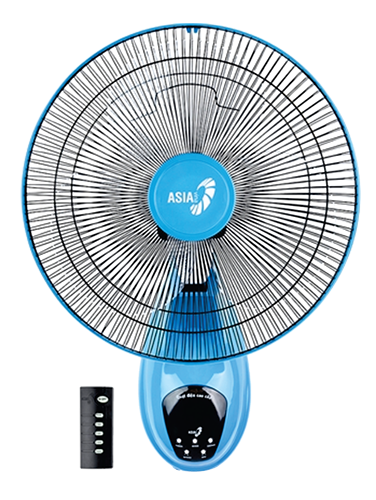 Quạt Treo Tường Asia VY377192 Mới (Remote) - Màu Thiên Thanh