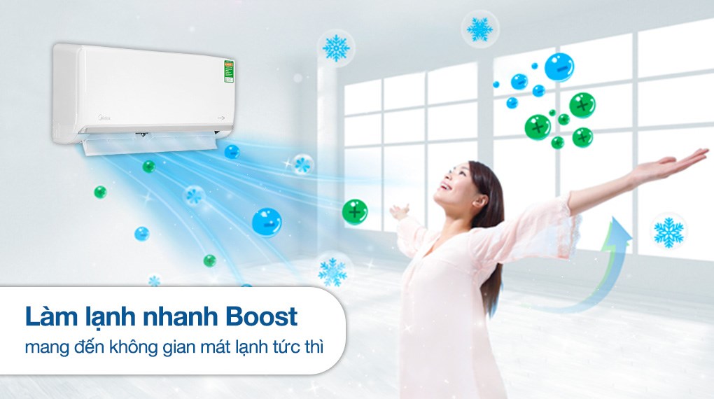 Máy lạnh Midea Inverter 1.5 HP MSAGA-13CRDN8