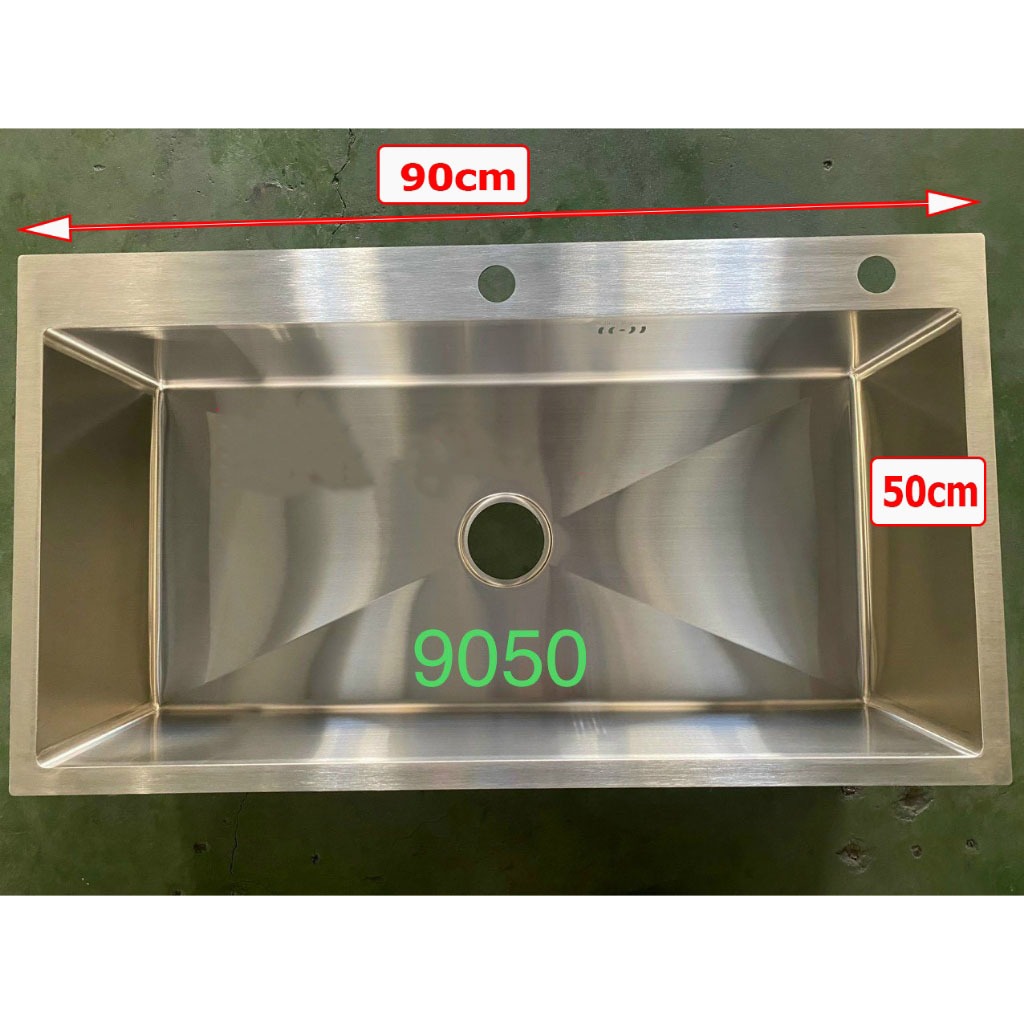 Chậu Rửa chén inox 1 hộc 90x50
