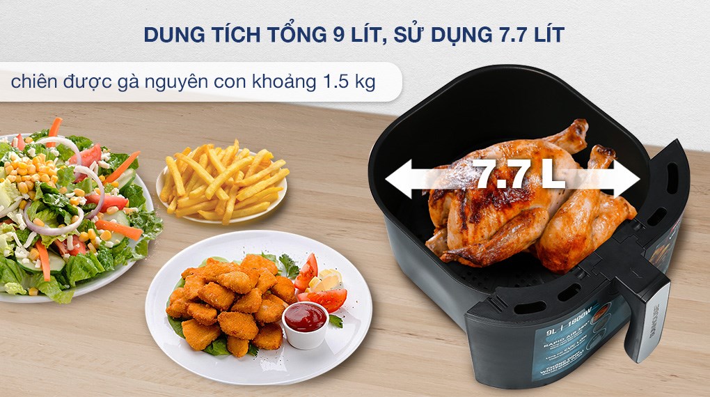 Nồi chiên không dầu Sunhouse SHD4036 9 lít