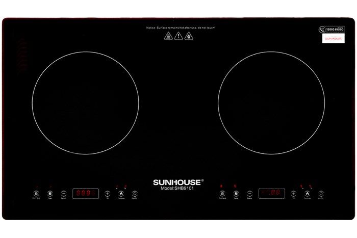 Bếp từ đôi lắp âm Sunhouse SHB9101
