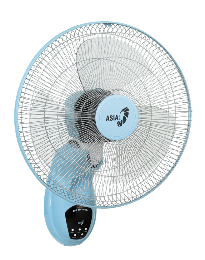 Quạt Treo Tường Asia VY377192 Mới (Remote) - Màu Thiên Thanh