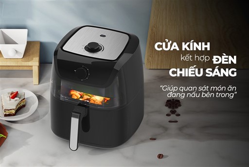 Nồi chiên không dầu 6L Sunhouse SHD4028