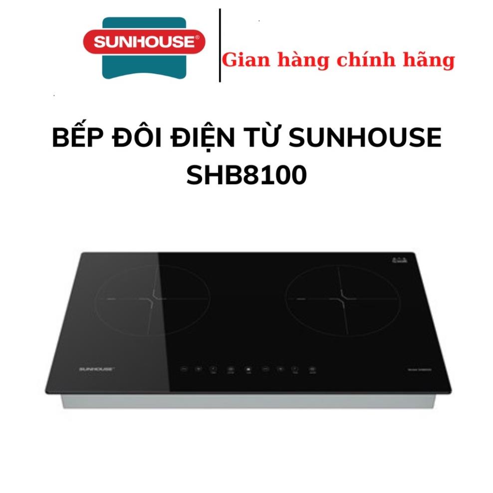Bếp đôi điện từ Sunhouse SHB8100