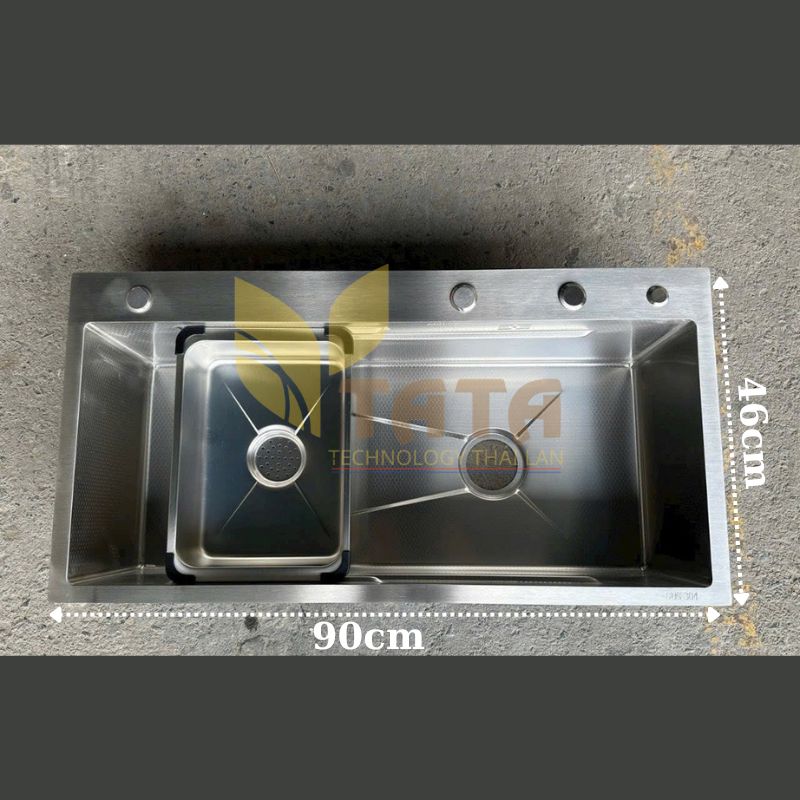 Chậu Rửa chén inox 1 hộc 90x50