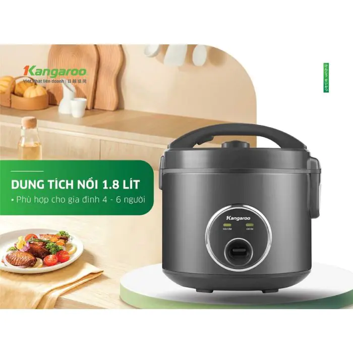 Nồi cơm điện Kangaroo 1.8 lít KGRC18M3