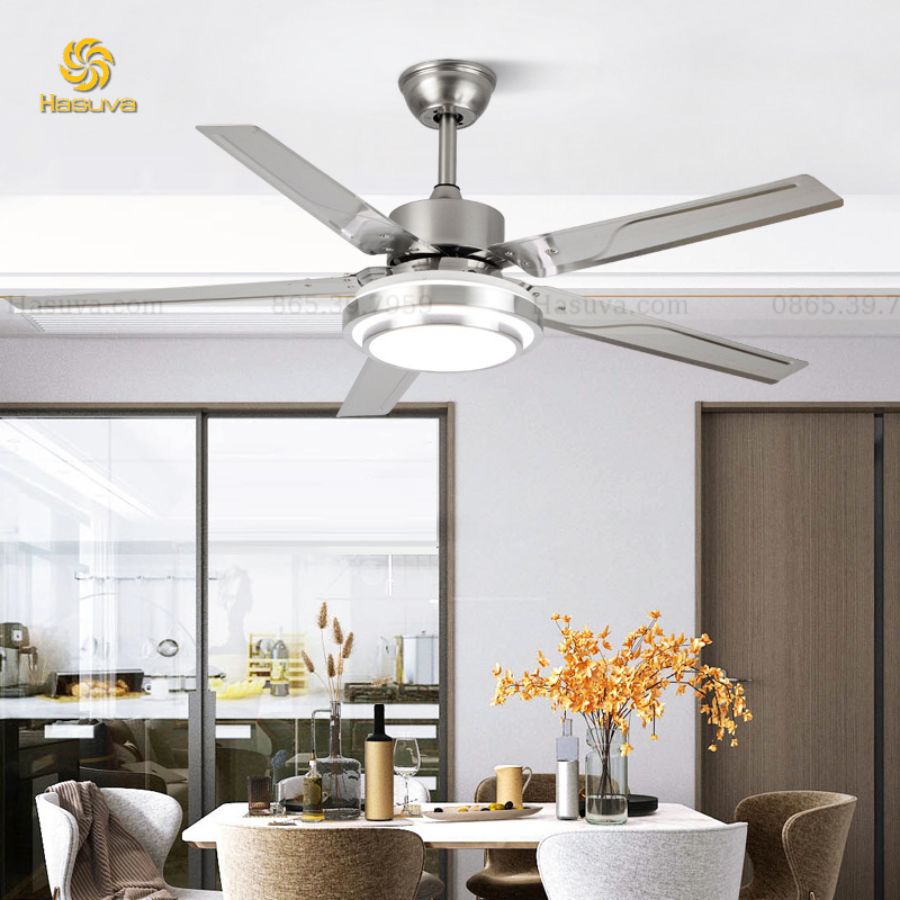 Quạt Trần Đèn Hợp Kim 5 Cánh