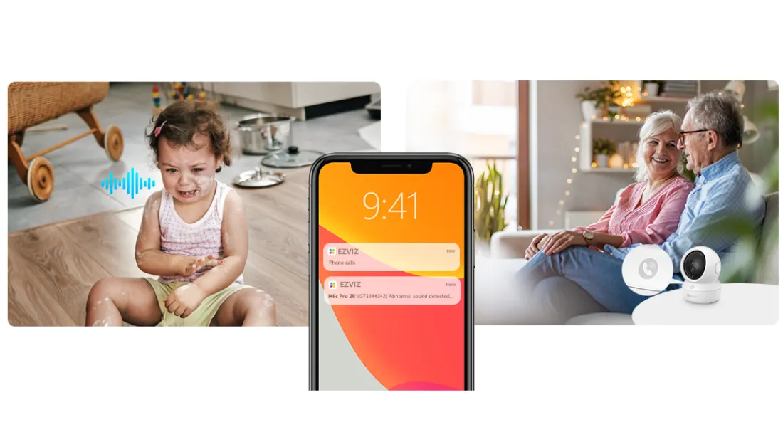 Camera Ezviz Xoay 360 Trong Nhà H6C Pro 3K (5.0MP)