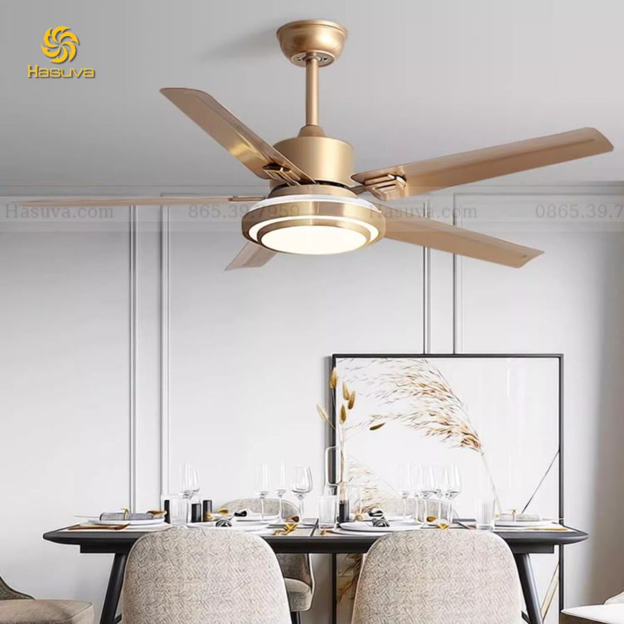Quạt Trần Đèn Hợp Kim 5 Cánh