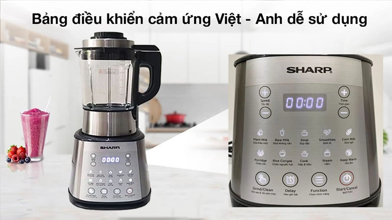 Máy xay sữa hạt Sharp KS-168