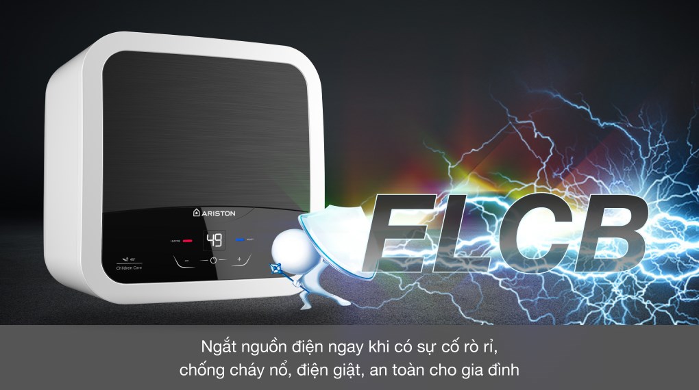 Máy nước nóng gián tiếp Ariston 15 lít AN2 15 LUX-D AG+
