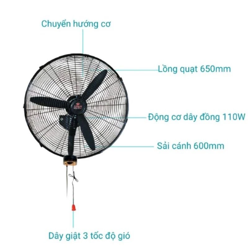 Quạt treo công nghiệp T-30CN 