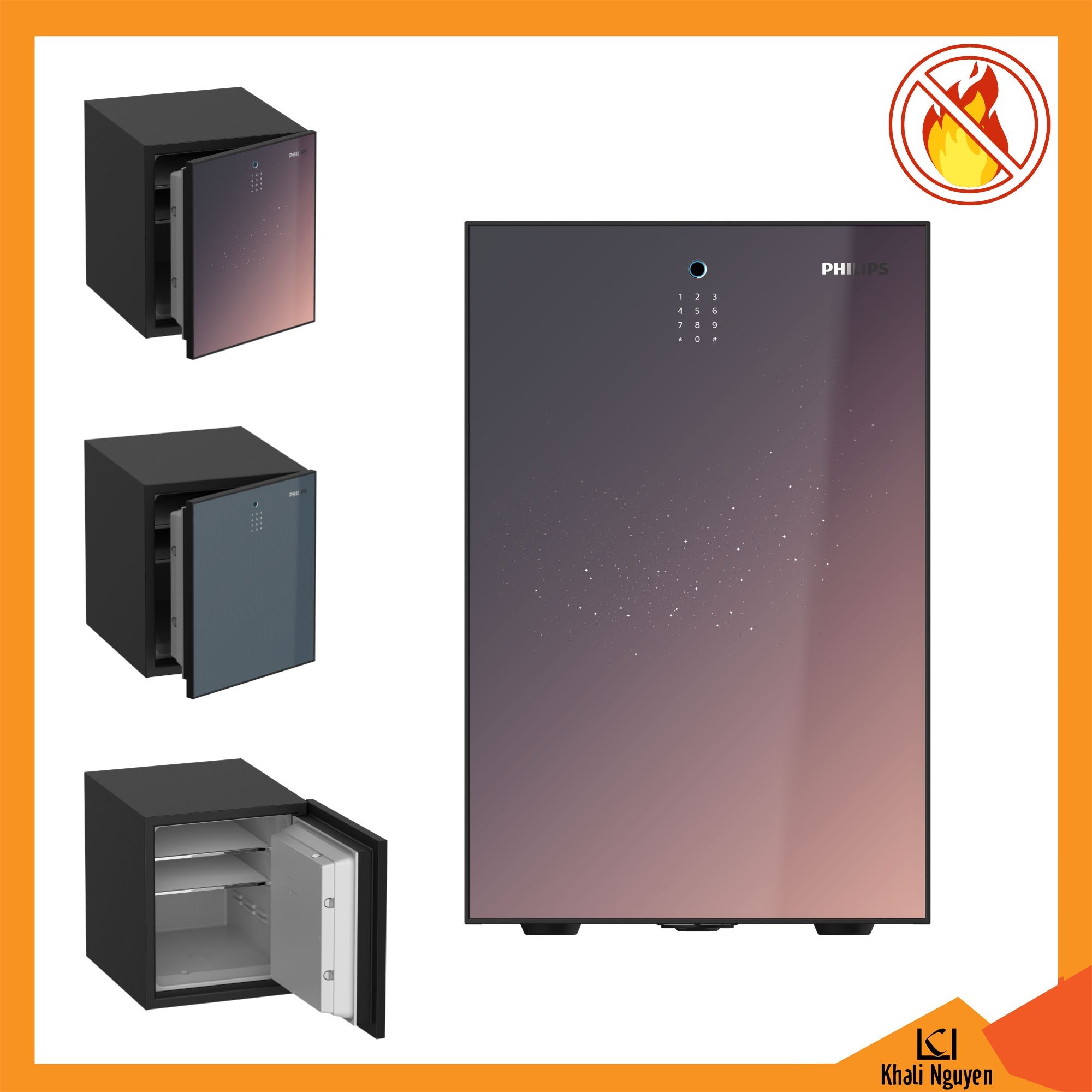 Két sắt chống cháy Philips SBX501-7C0 | 111.1 kg