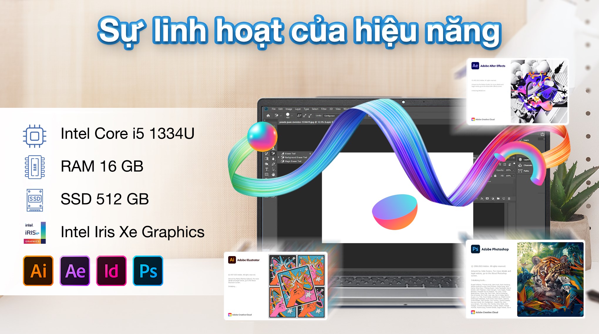 Laptop Dell Inspiron 15 3530 i5 1334U/ 16GB/ 512GB/ 120Hz/ OfficeHS/ Win11 (N5I5340W1)