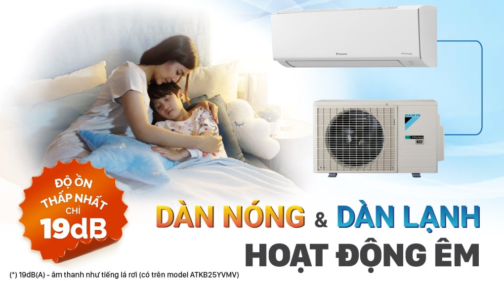 Máy lạnh Daikin Inverter 1 HP F/ATKB25YVMV