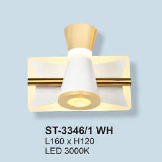 ST-3346/1WH - Đèn soi gương, sọi tranh Andora ST3346 - LED 3000K (vỏ trắng)