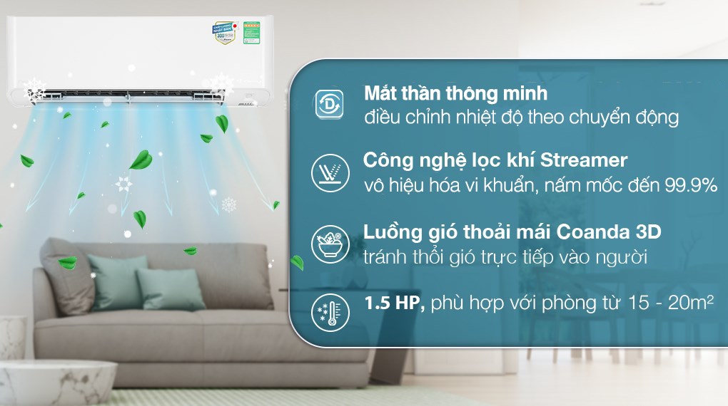 Máy lạnh Daikin Inverter 1.5 HP FTKY35WM/AVMV