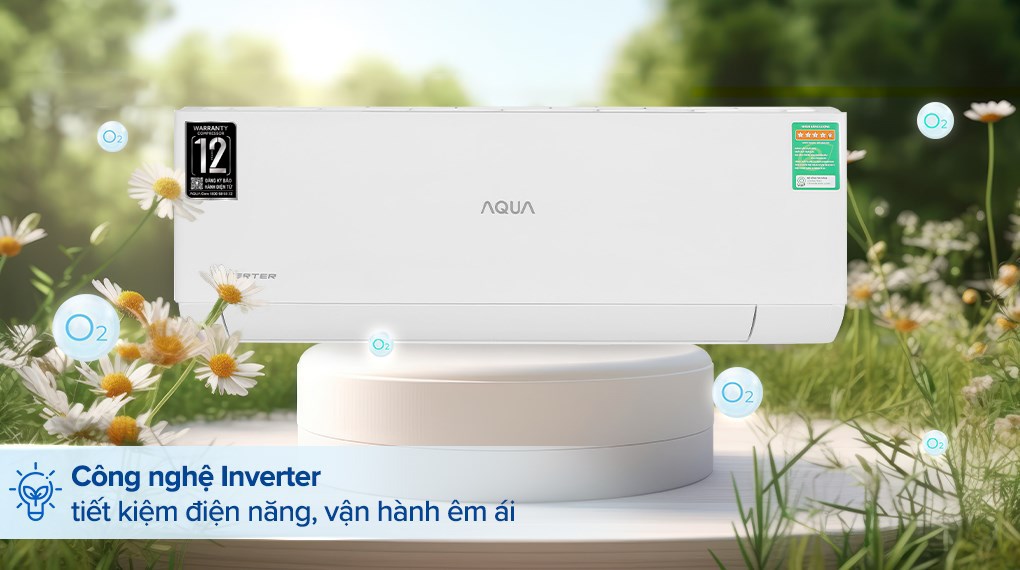 Máy lạnh AQUA Inverter 1.5 HP AQA-RV13QA3/2