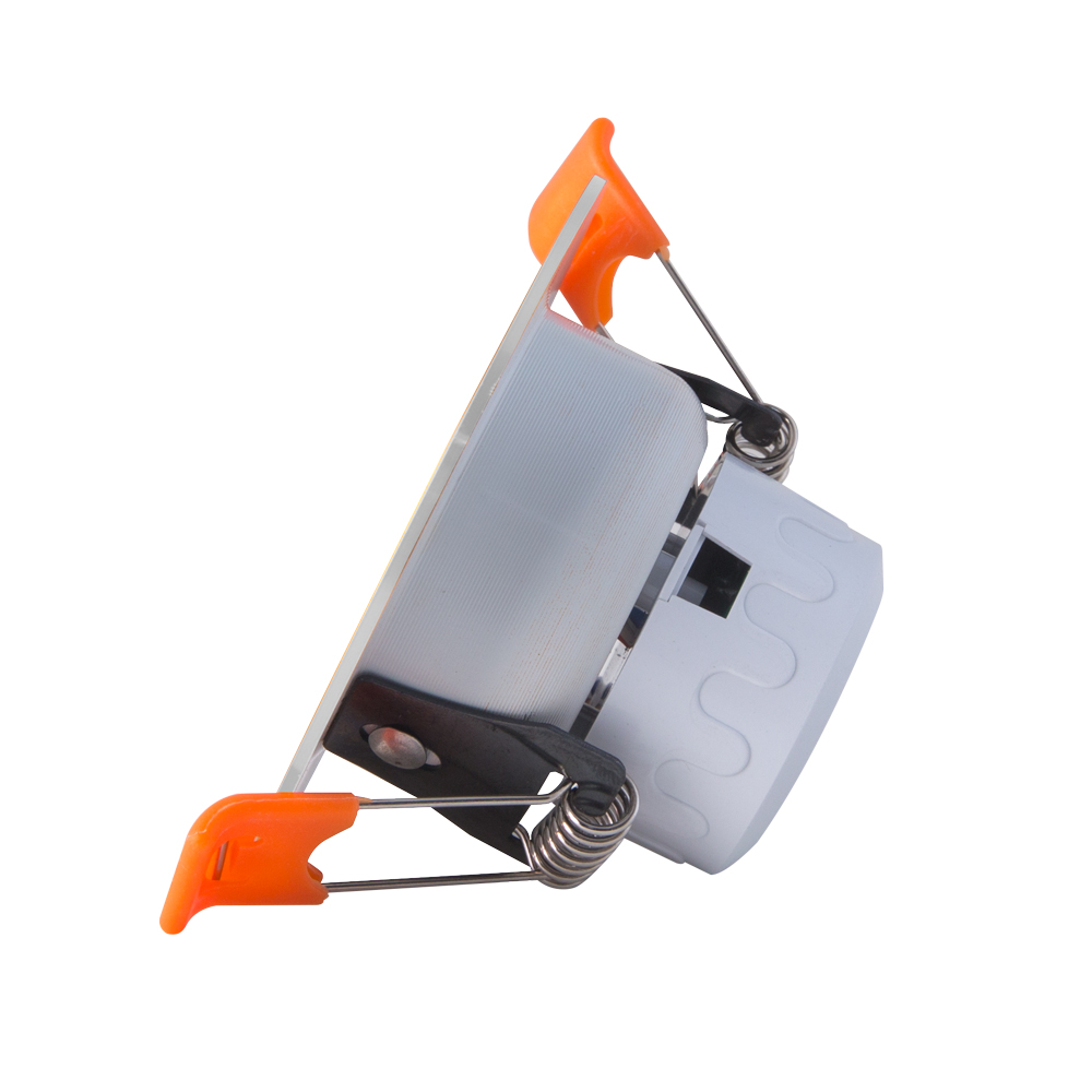 Đèn LED âm trần Downlight đổi màu AT10 viền vàng 60/3W