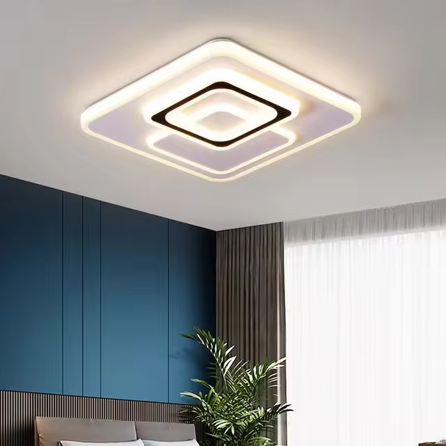 Đèn áp trần LED vuông 3 chế độ sáng ML 9878 L500xW500xH80