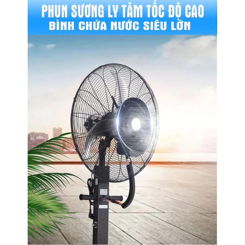 Quạt Hơi Nước Phun Sương Công Suất Lớn - Dung tích 42L