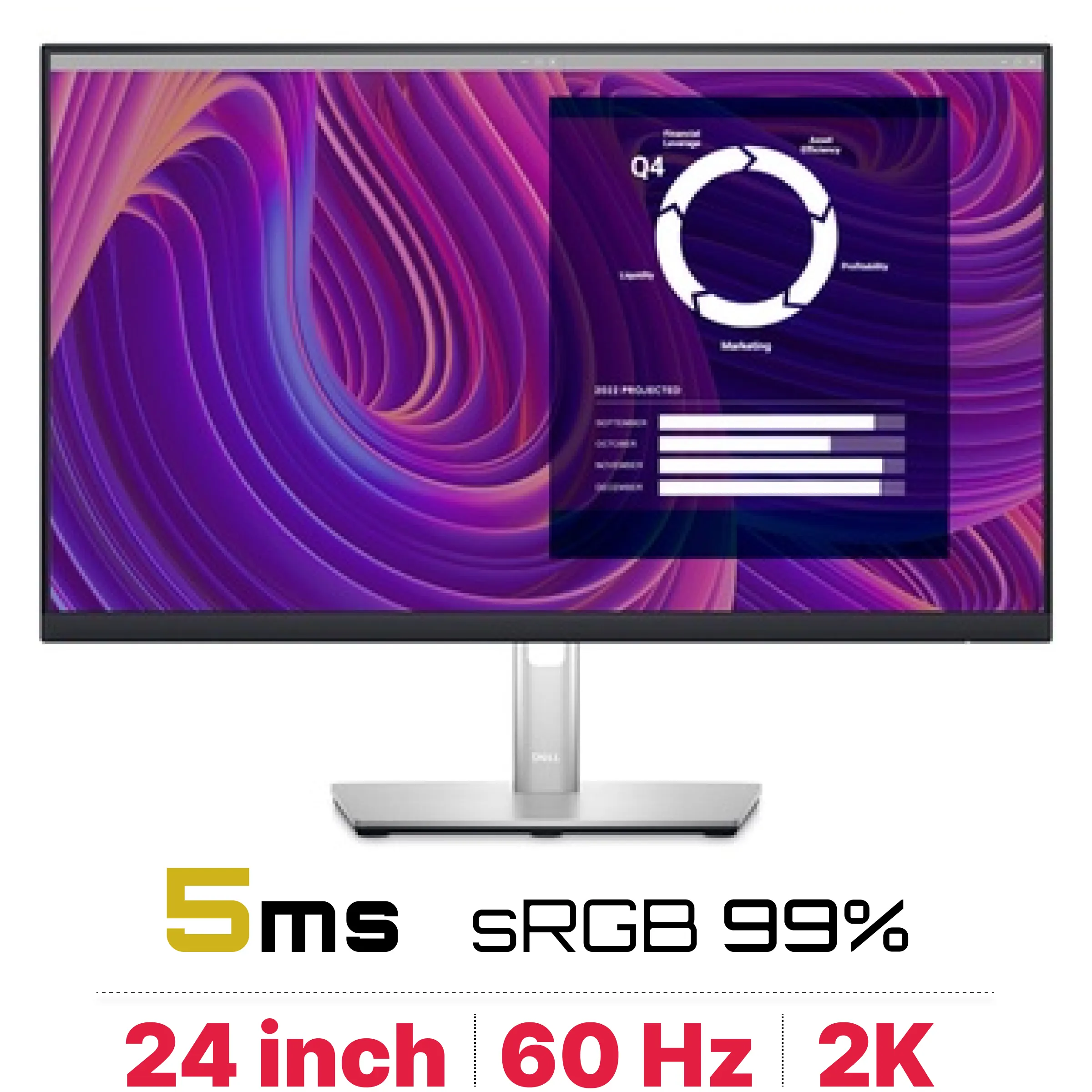 Màn hình Dell P2423 (23.8" FHD, IPS, 60Hz)