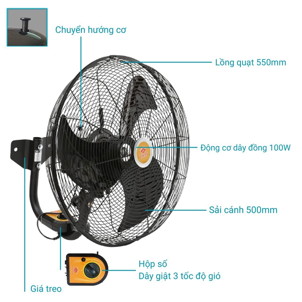 Quạt treo tường Lifan T-20CN 