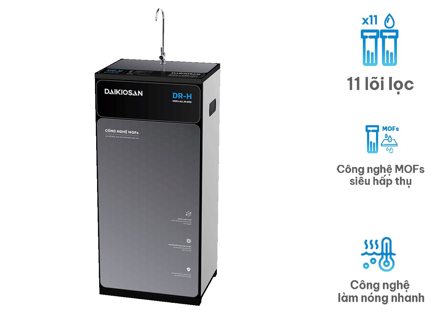 Máy lọc nước RO Dr.H 3D Daikiosan DN102