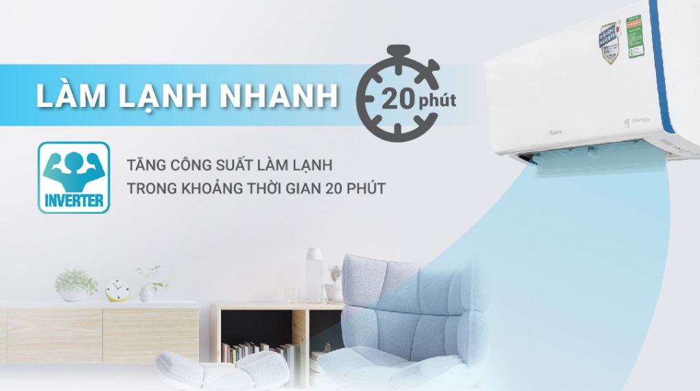 Máy lạnh Daikin Inverter 1.5 HP F/ATKF35XVMV